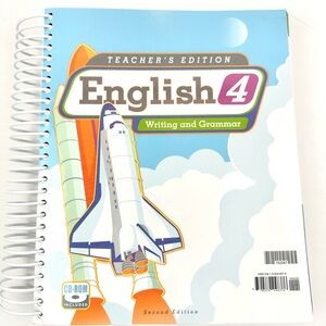 BJU English 4 Teacher's Edition Writing and Grammar Book